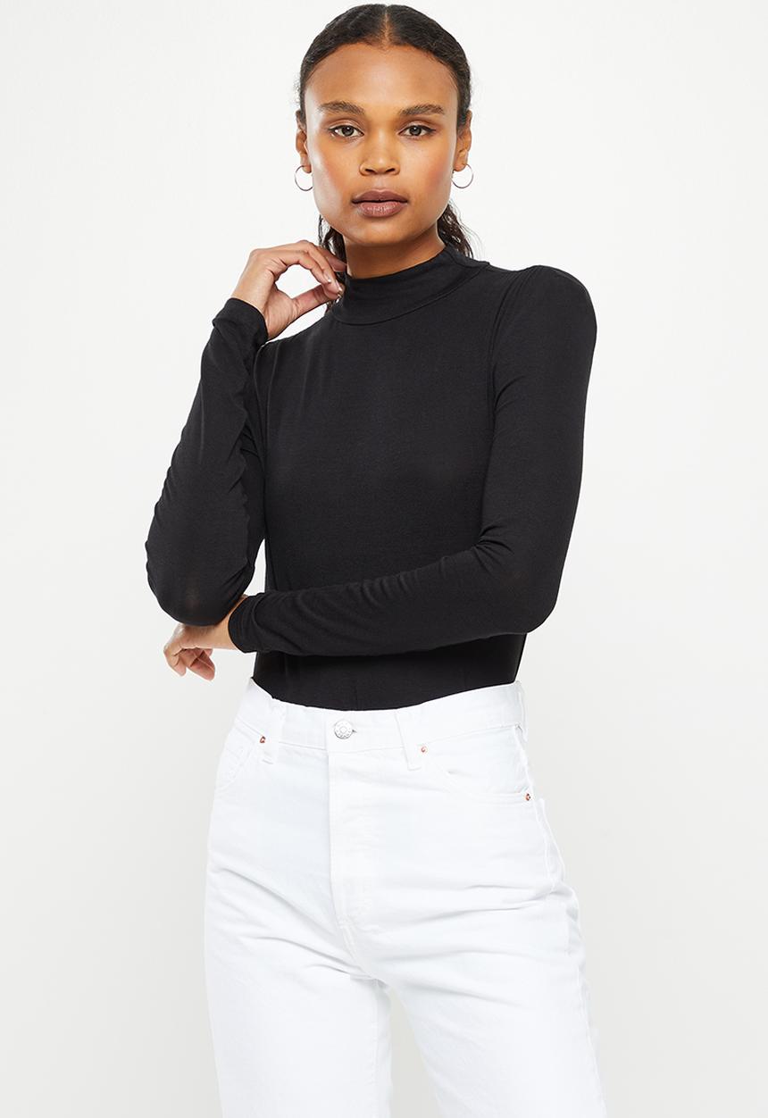 MANGO - T-shirt second - black