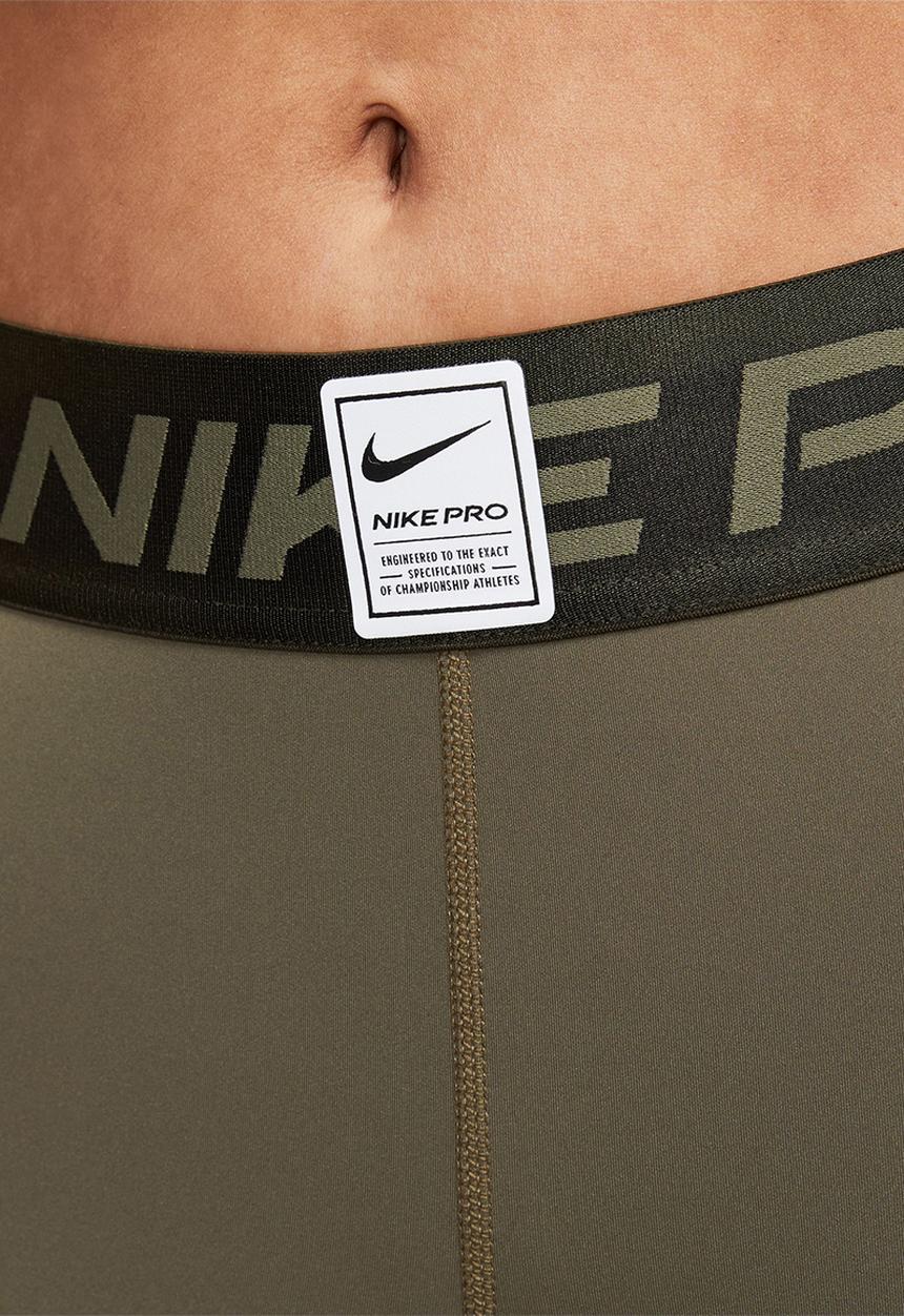 Nike - W np df mr grx tght - medium olive, sequoia & white