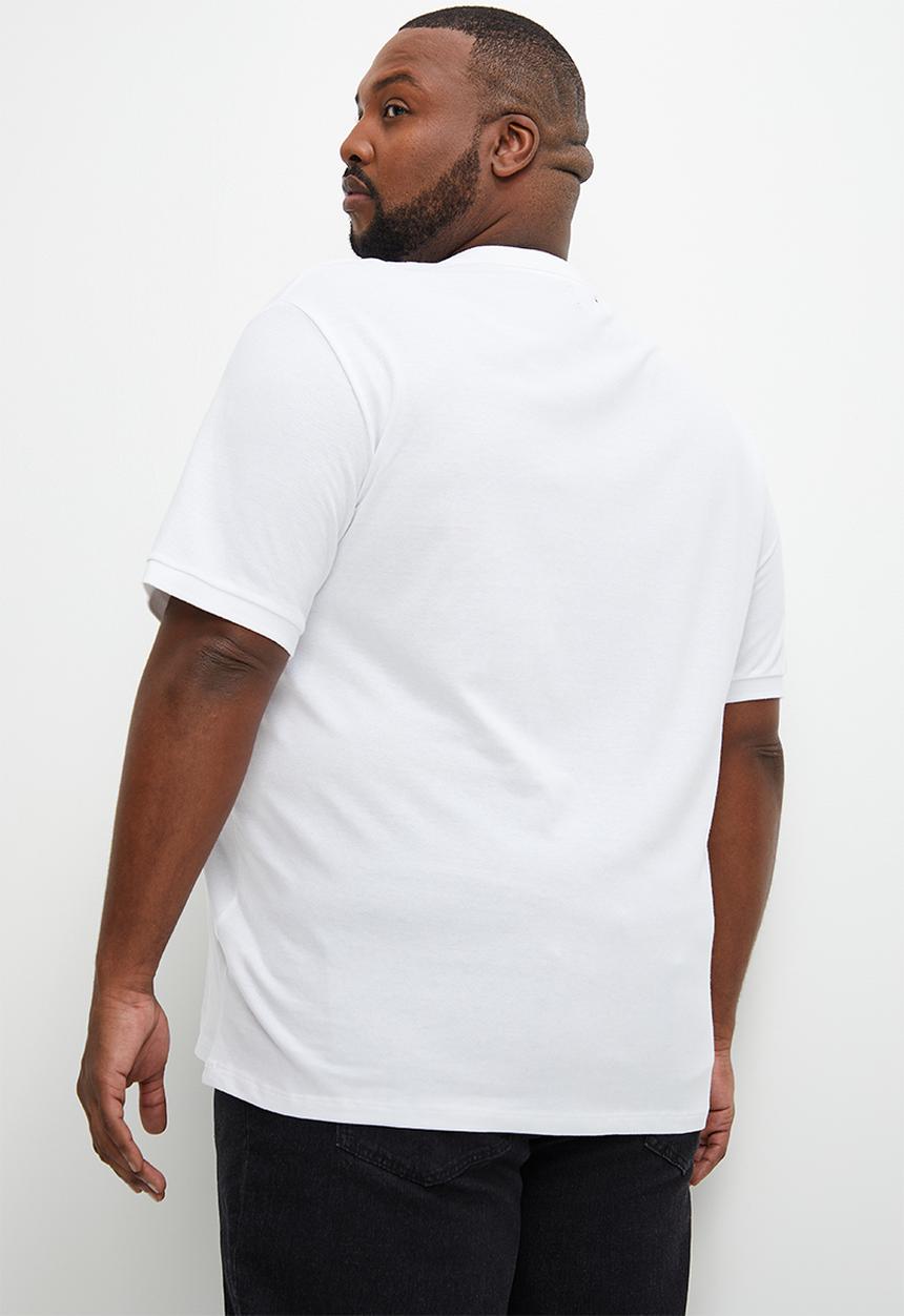 Superbalist - Pique plus slim fit - white