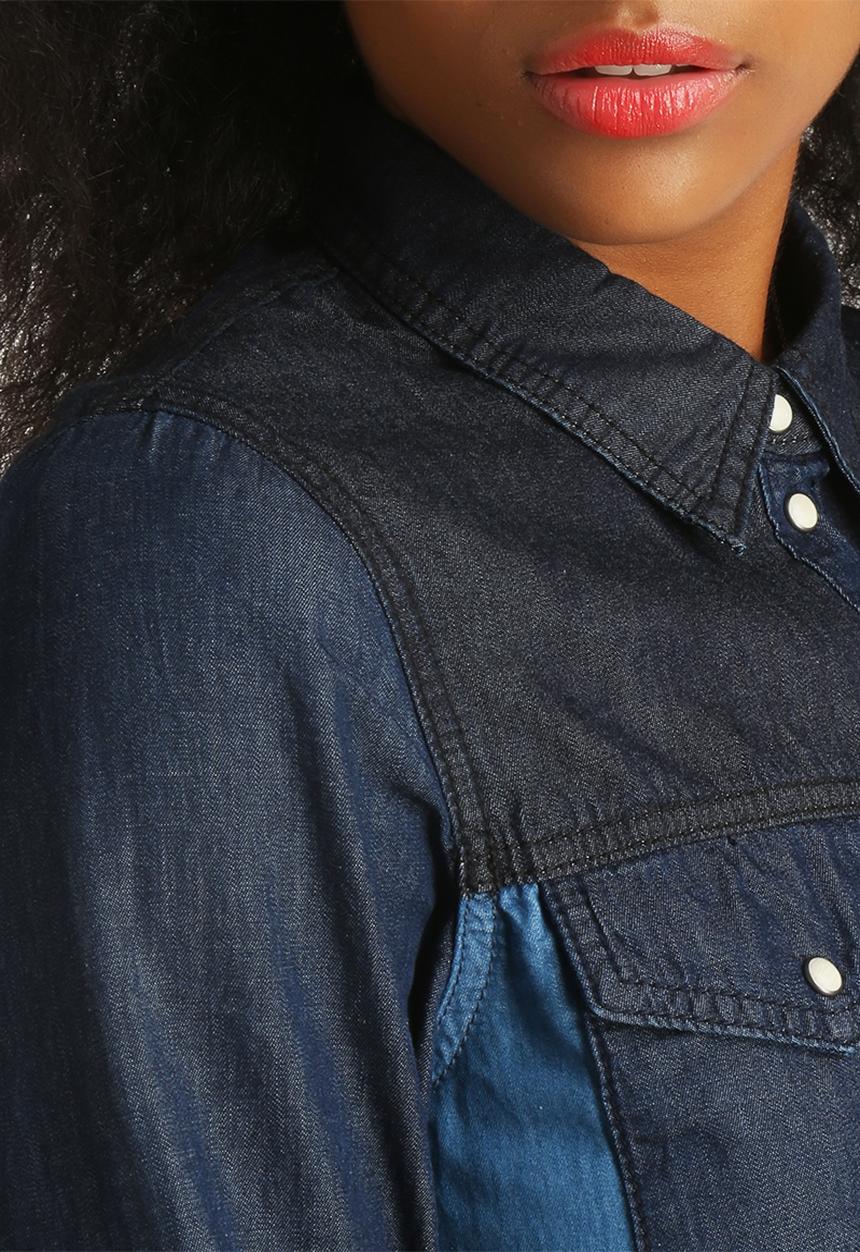 Vero Moda - Melissa Denim Patch Shirt