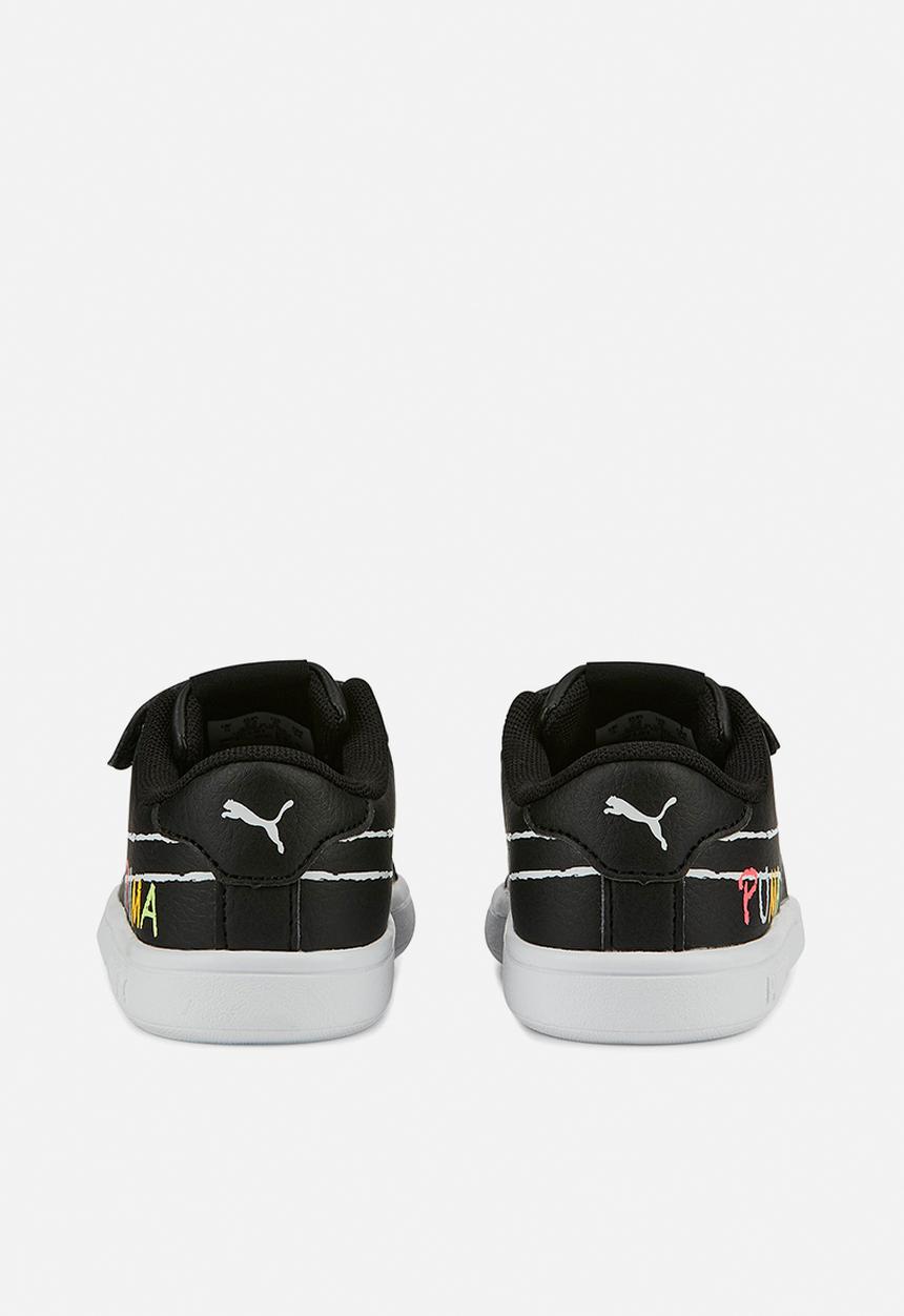 PUMA - Puma smash v2 home school v inf - puma black-puma white-sunset glow-nitro blue-sun stream