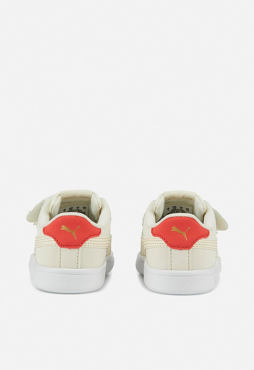 PUMA - Puma smash v2 b fly v inf - pristine-pristine-salmon-metallic-gold