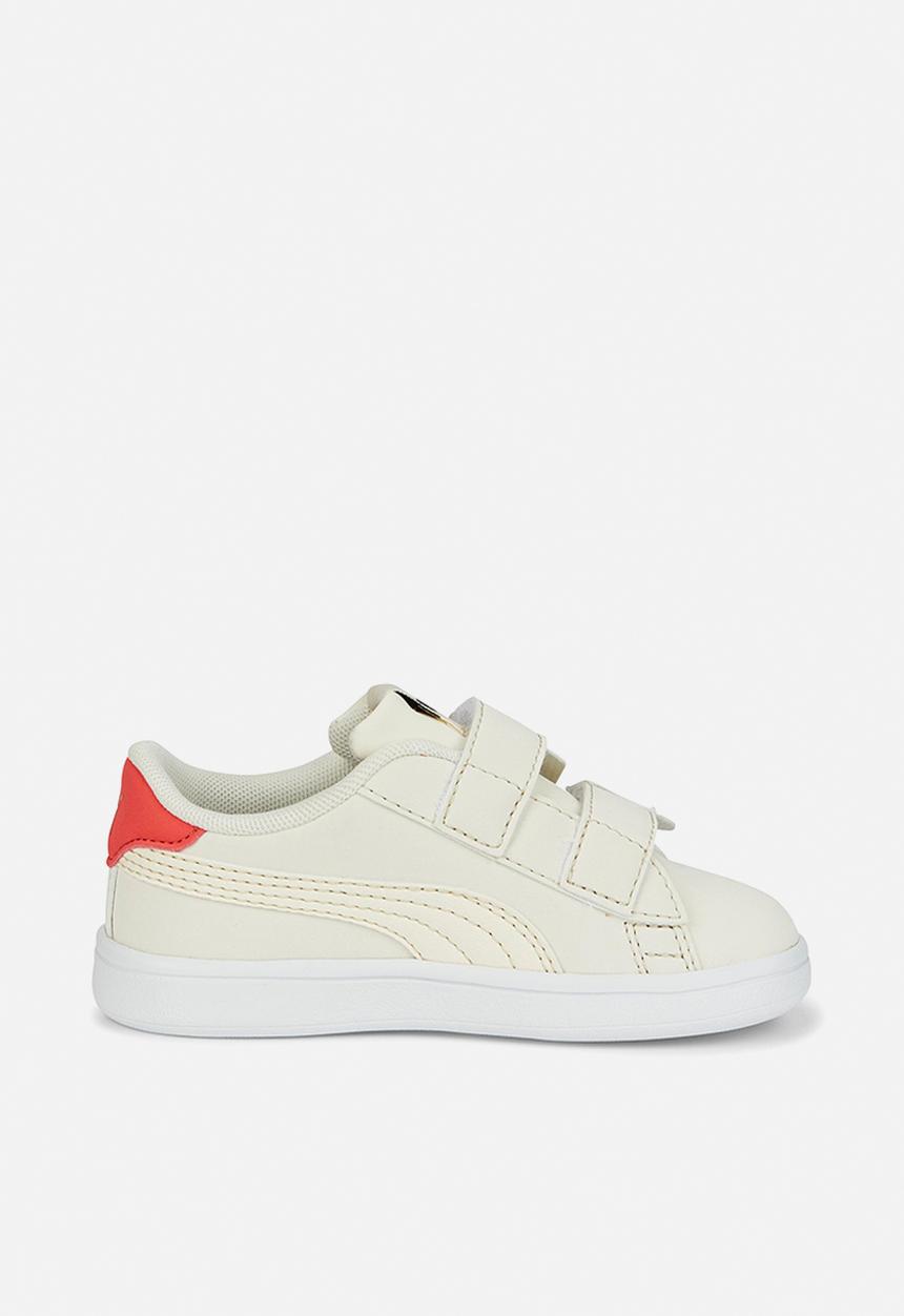 PUMA - Puma smash v2 b fly v inf - pristine-pristine-salmon-metallic-gold