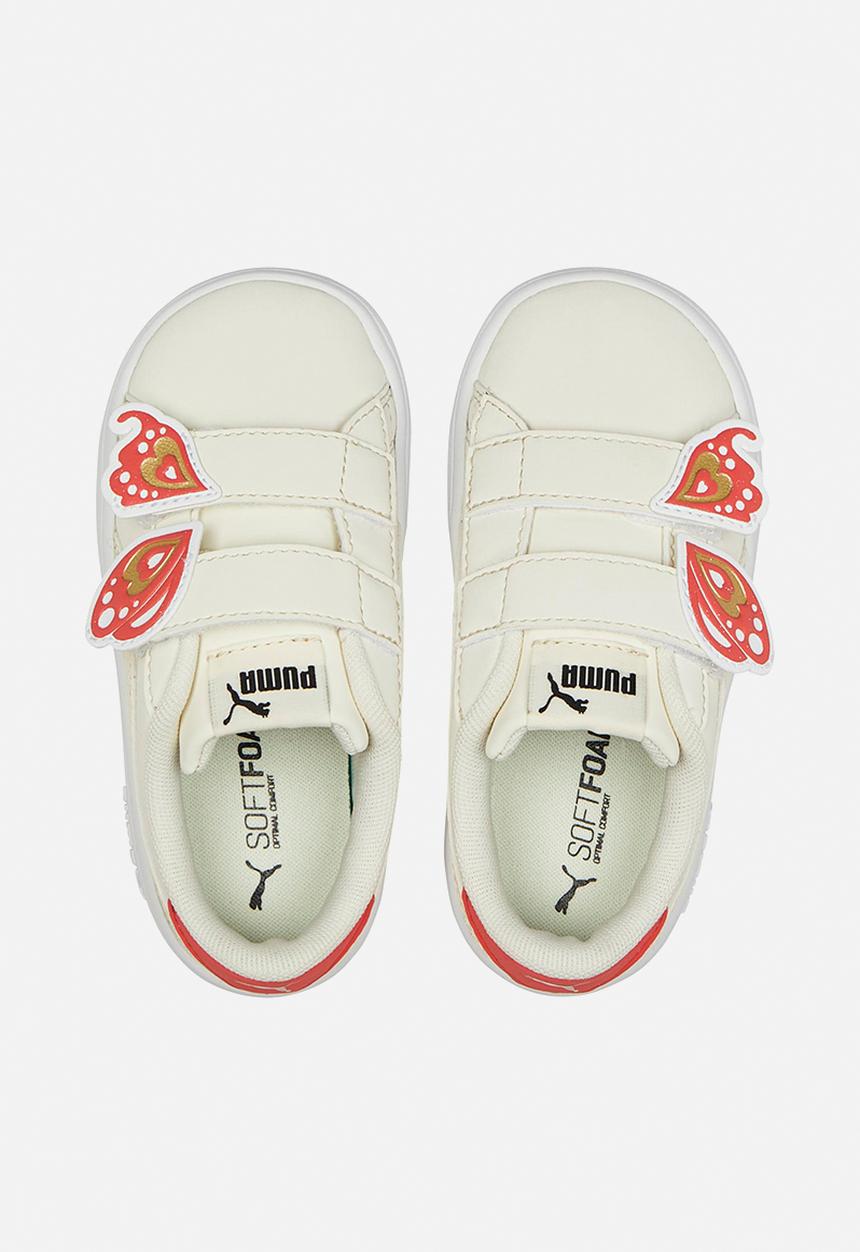 PUMA - Puma smash v2 b fly v inf - pristine-pristine-salmon-metallic-gold