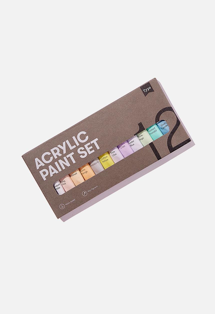 Typo - Acrylic paint set-pastels