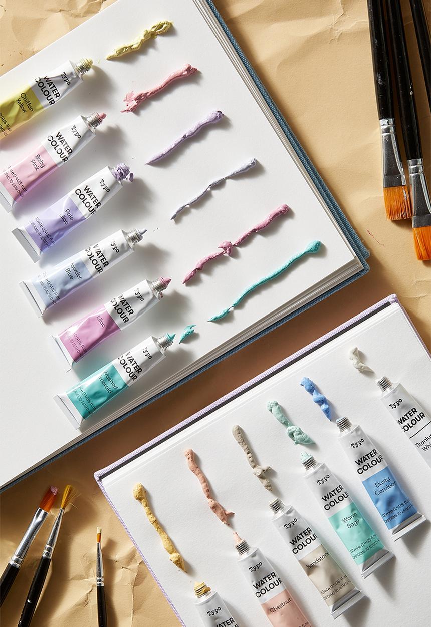 Typo - Acrylic paint set-pastels