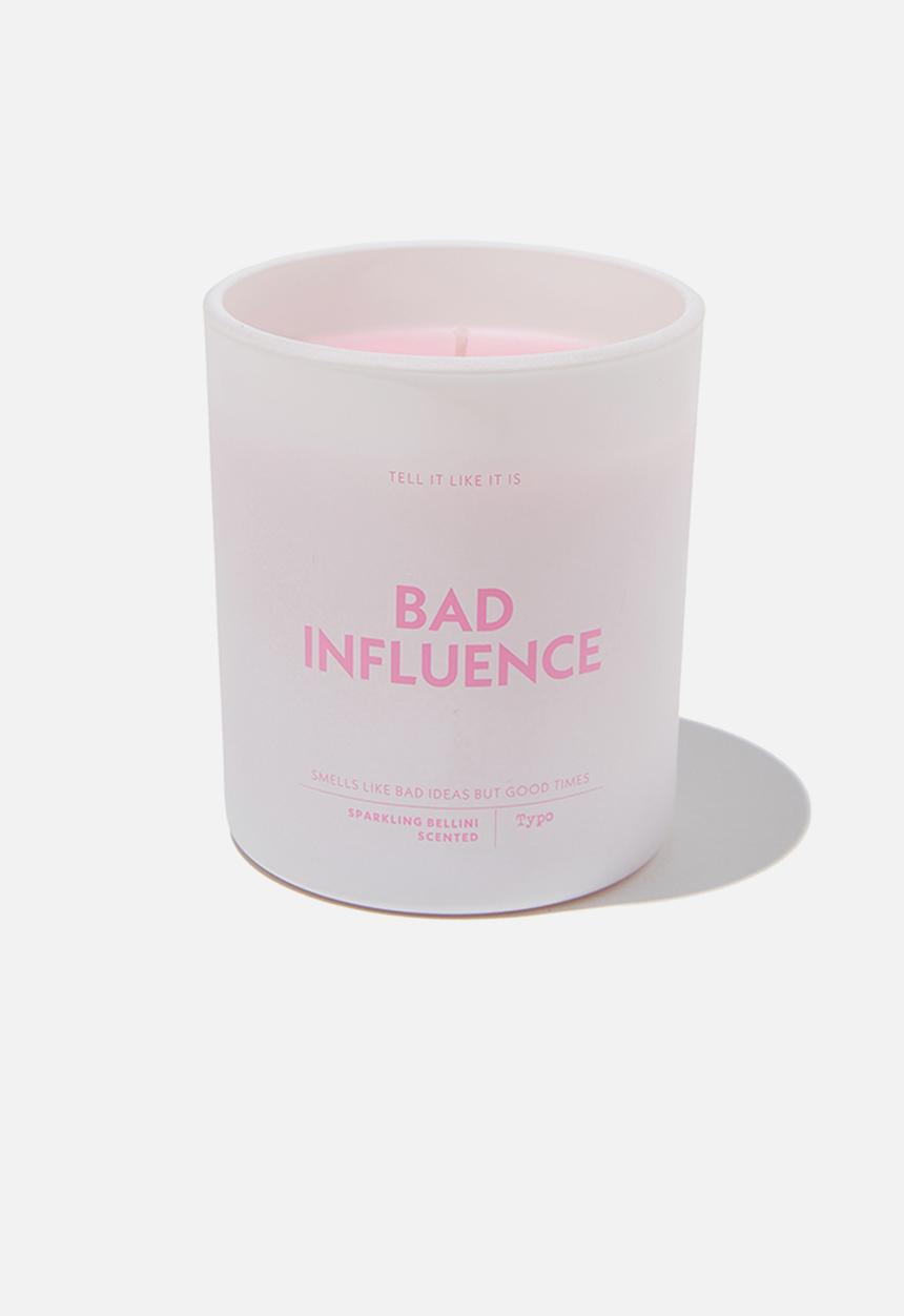 Typo - Tell it like it is candle - rosa powder bad influence