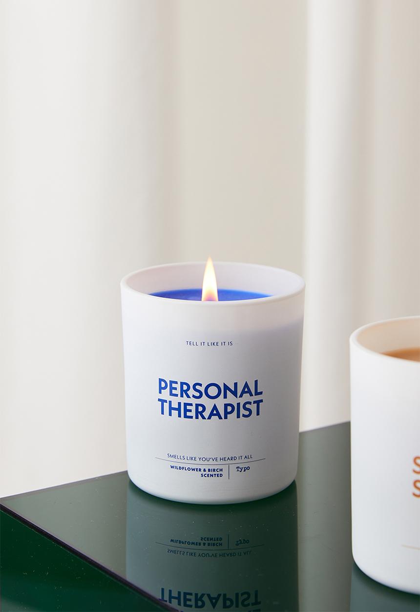 Typo - Tell it like it is candle-ultra blue personal therapist