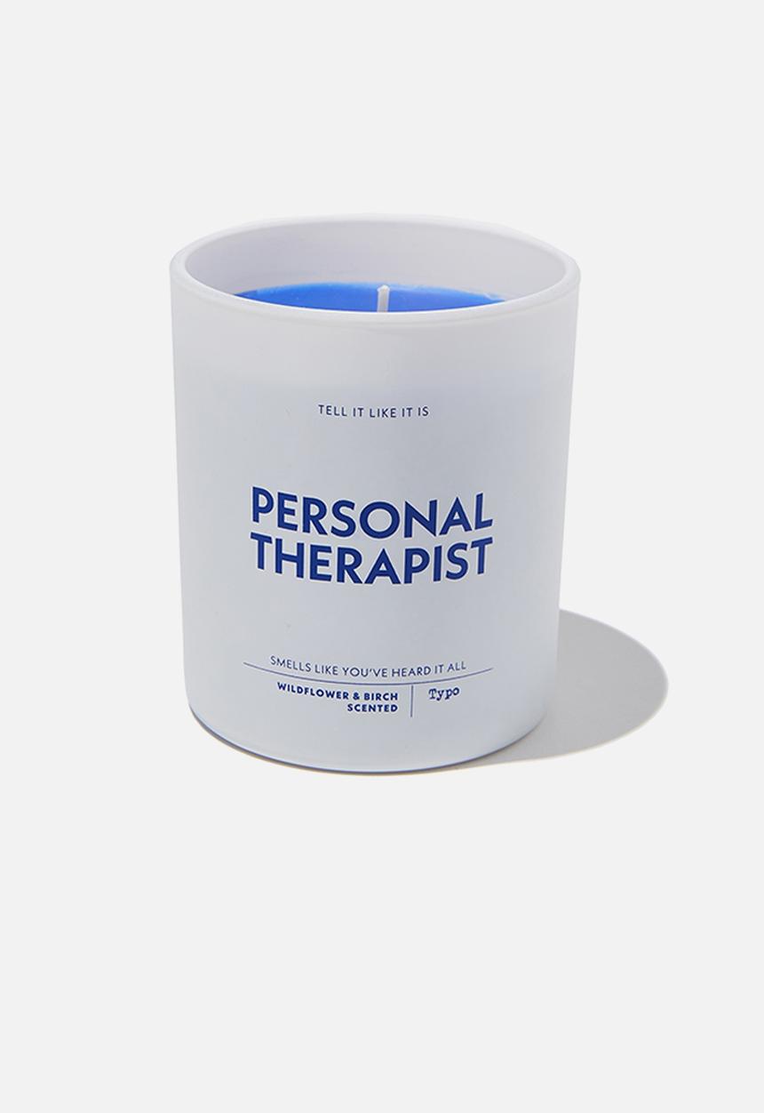 Typo - Tell it like it is candle-ultra blue personal therapist