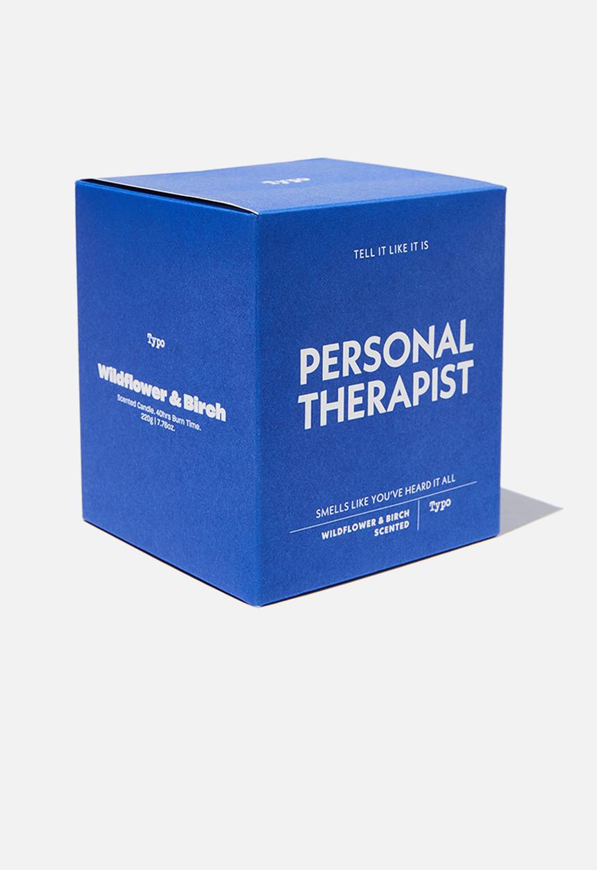 Typo - Tell it like it is candle-ultra blue personal therapist