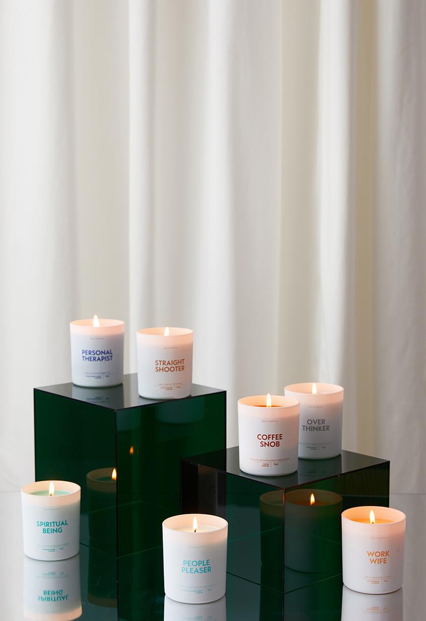 Typo - Tell it like it is candle - driftwood straight shooter