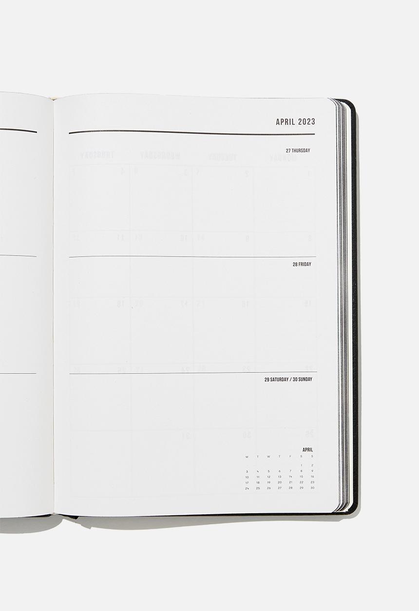 Typo - 2023 a4 weekly buffalo diary - jet black