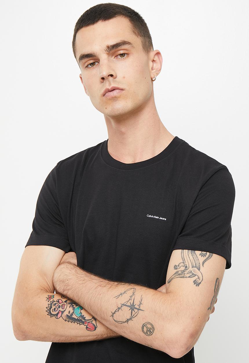 Calvin Klein - 2-pack institutional slim tee - black beauty 