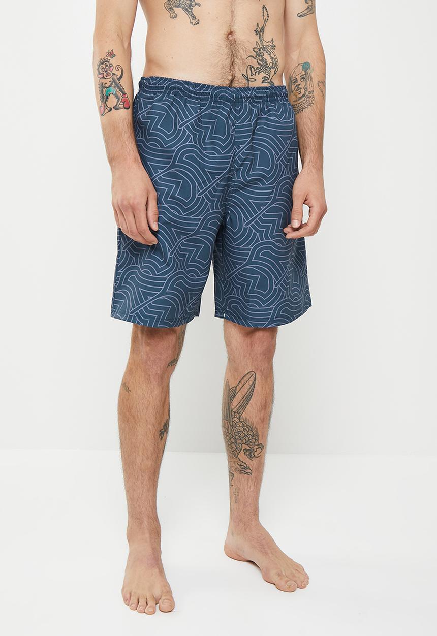 Canterbury - Awning printed 8'' short - navy