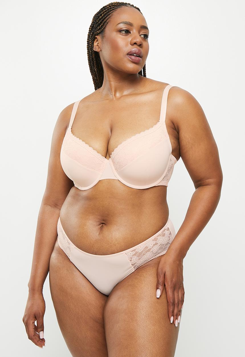DORINA - Plus rue 2 pack cheeky hipster - pink & black