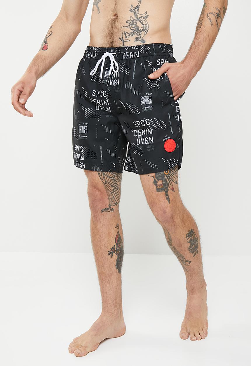 S.P.C.C - Stokes swim short - black