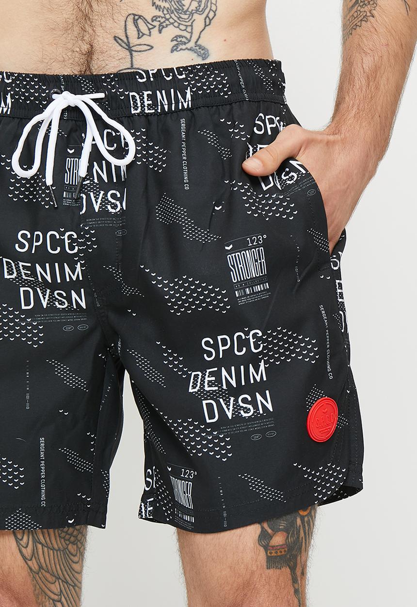 S.P.C.C - Stokes swim short - black