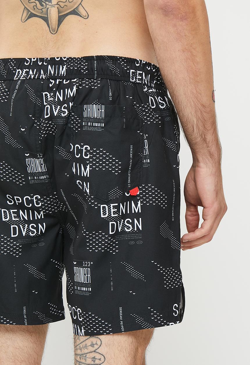 S.P.C.C - Stokes swim short - black