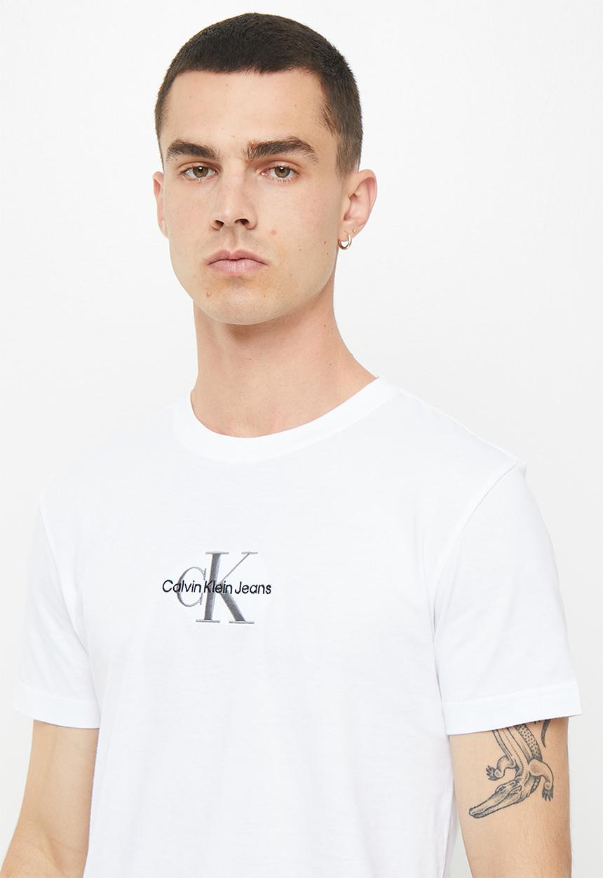 Calvin Klein - Monogram logo tee - bright white
