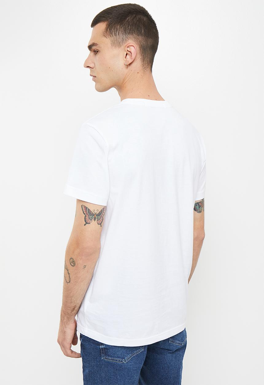 Calvin Klein - Monogram logo pocket tee - bright white