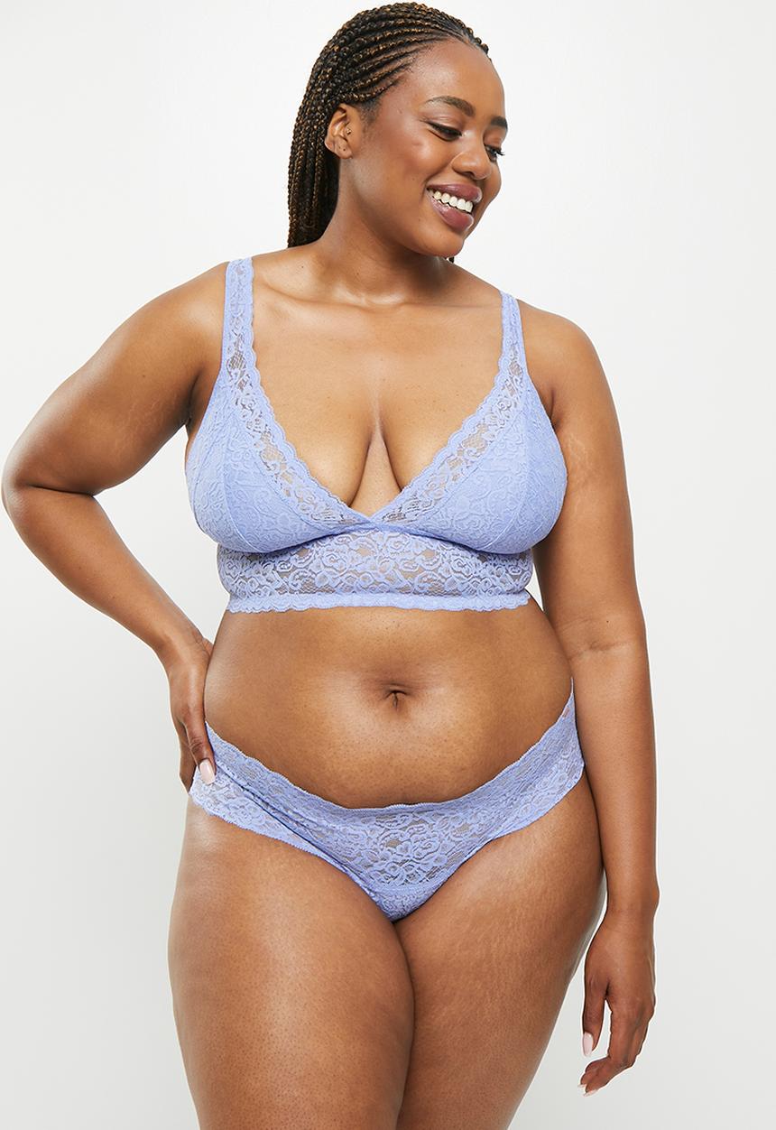 DORINA - Plus lana/eco 2-pack brief - blue & ink