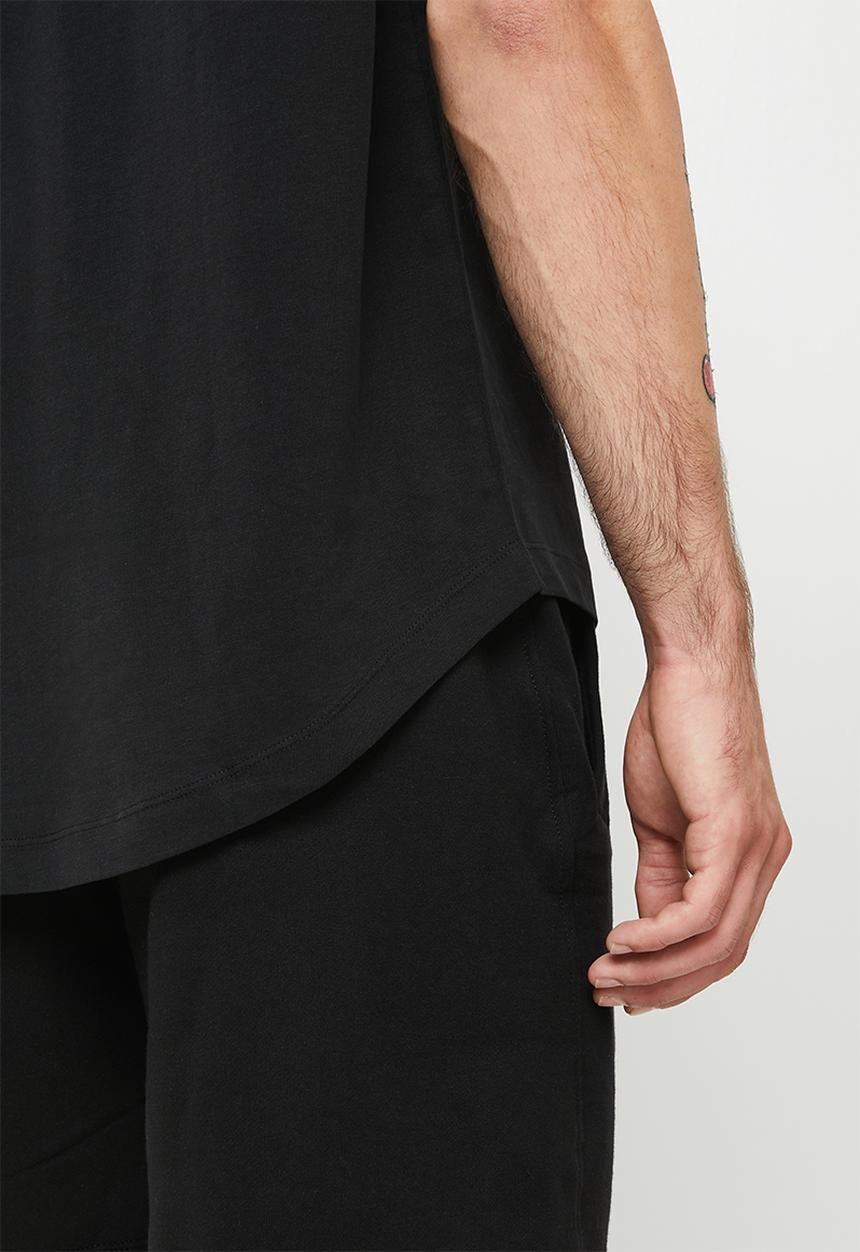 Calvin Klein - Monogram badge oversized tee - ck black