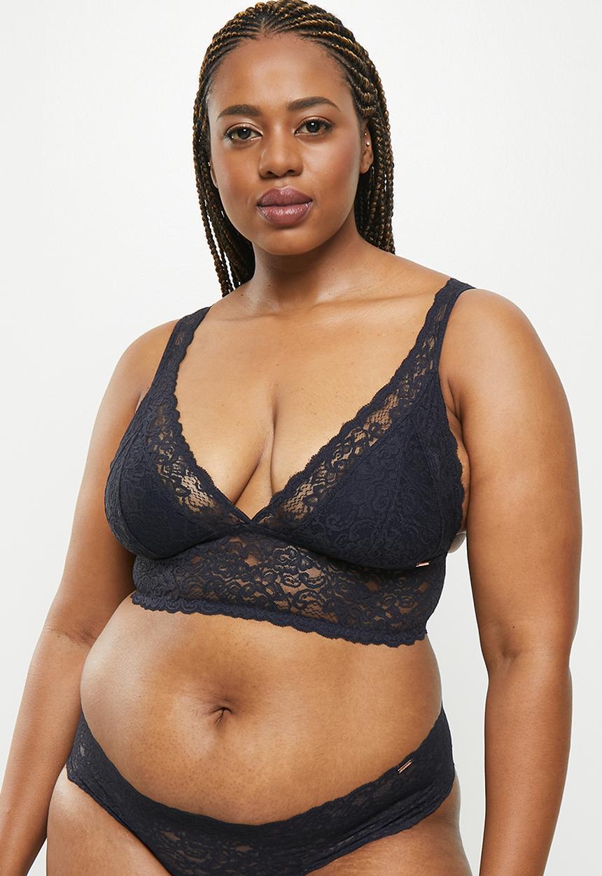 DORINA - Plus lana/eco 2-pack light padded bralette - blue & ink