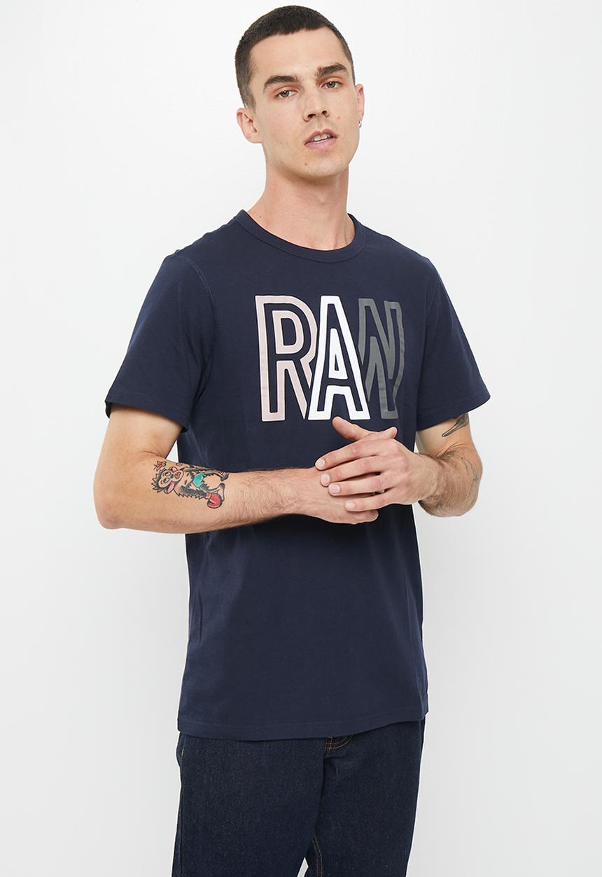 G-STAR - Raw r t short sleeve - sartho blue