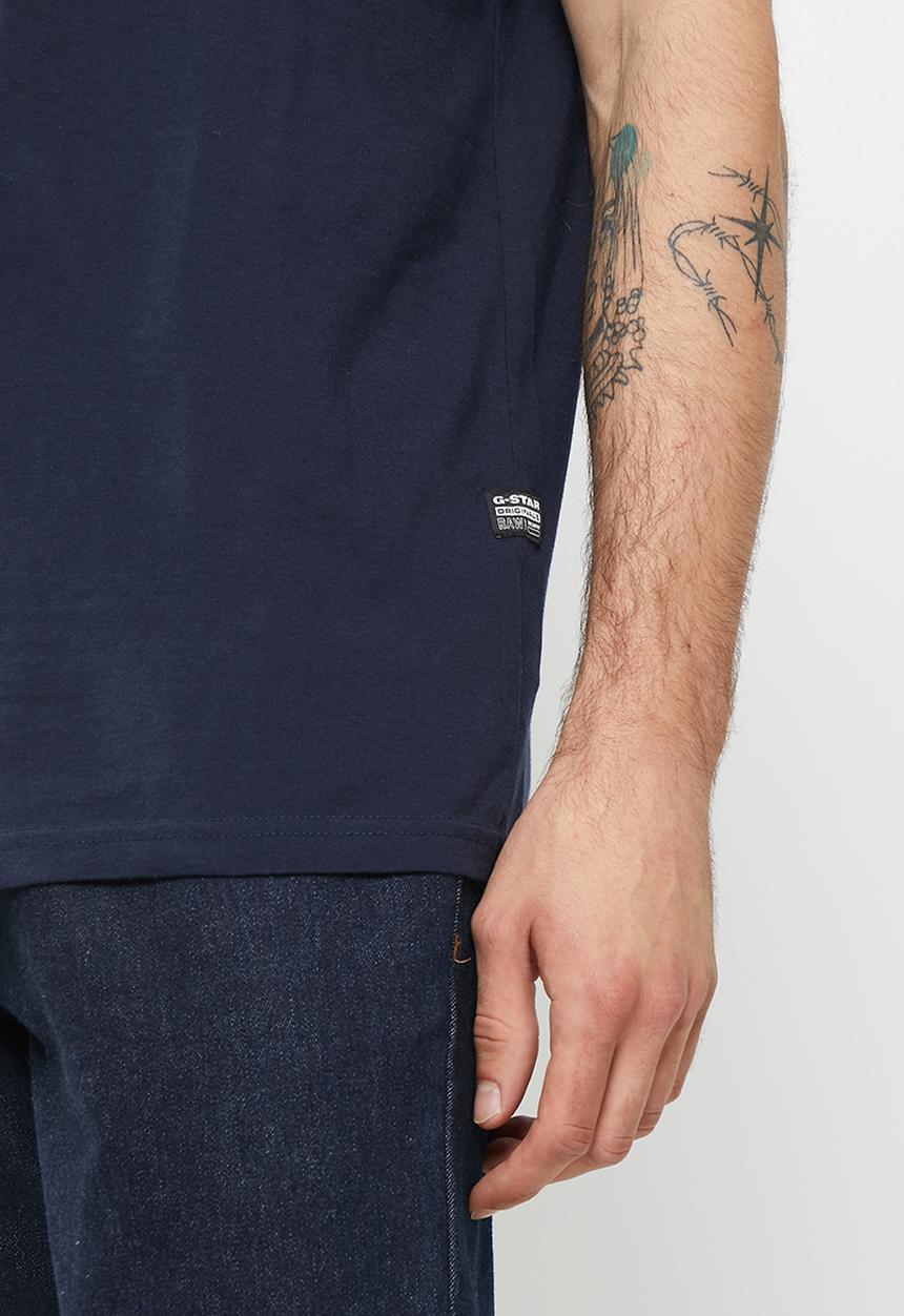 G-STAR - Raw r t short sleeve - sartho blue