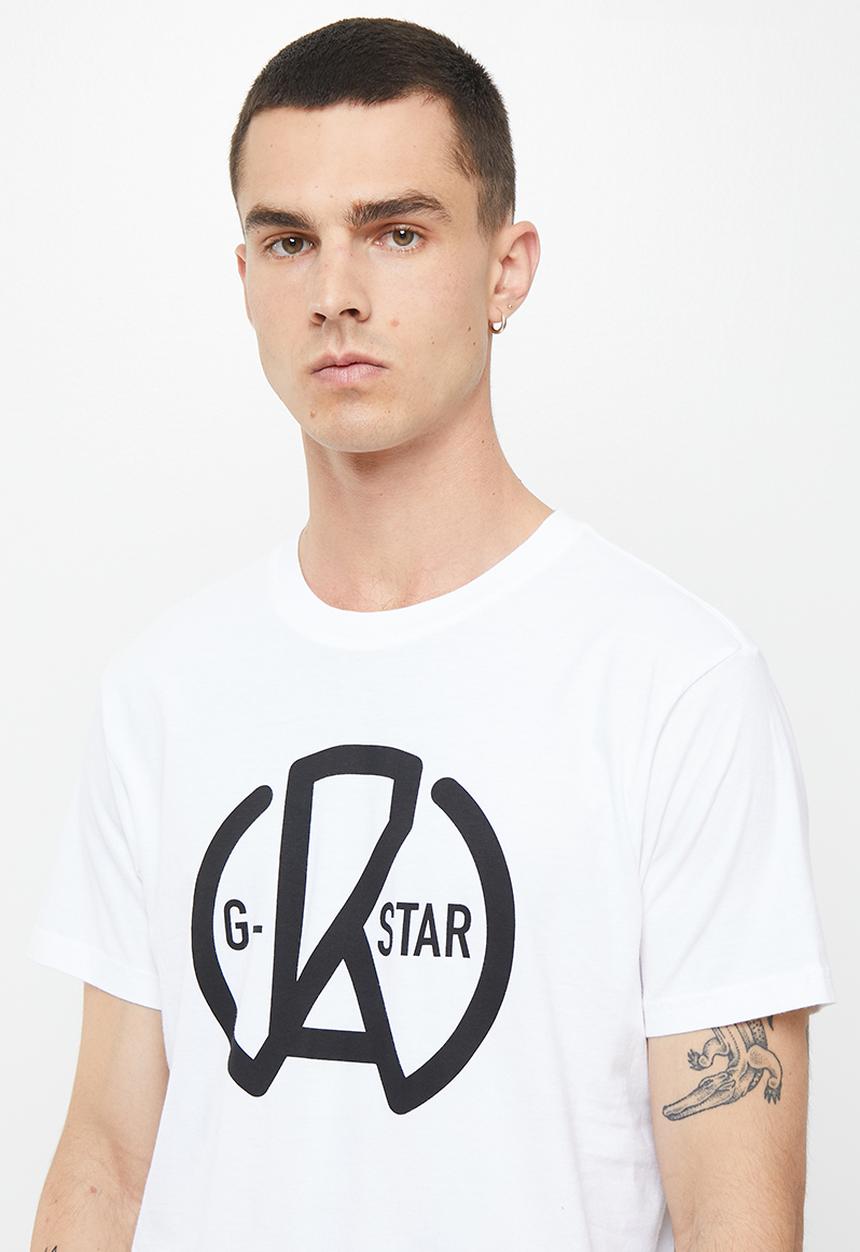 G-STAR - Circle graw r t - white