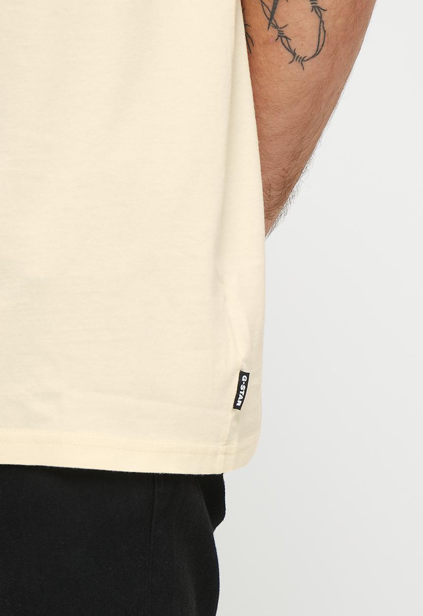 G-STAR - Graphic 8 r t short sleeve - ecru