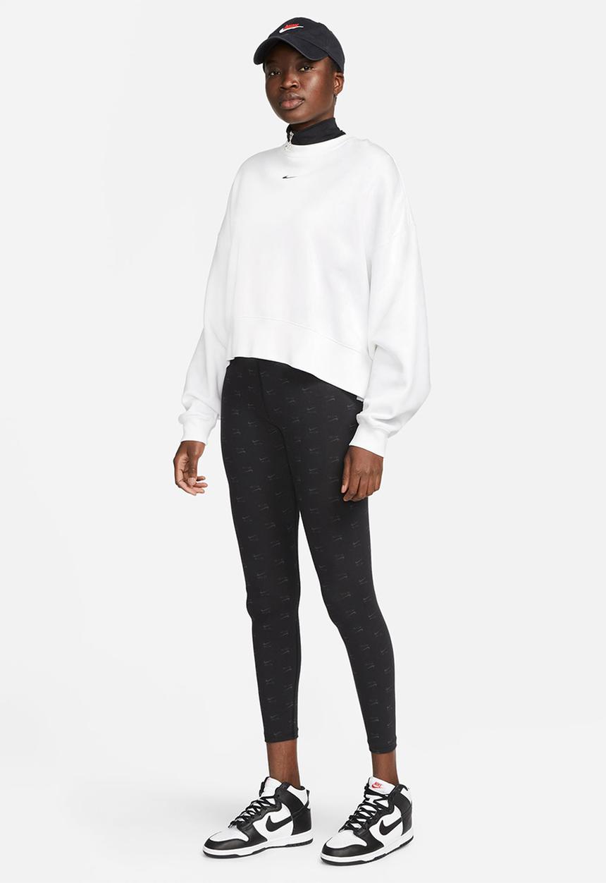 Nike - W nsw air tights hr - black & white
