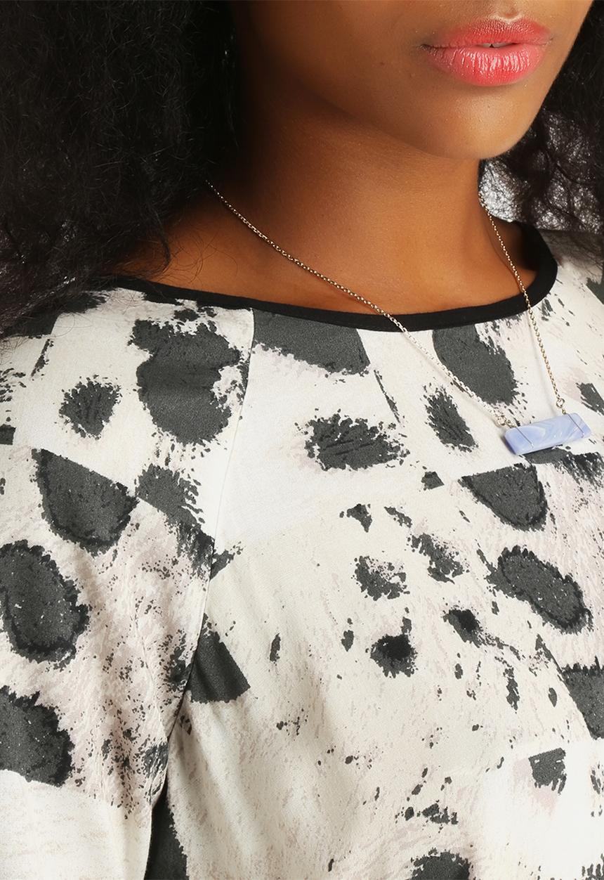 Vero Moda - Cheetar Grid Top 