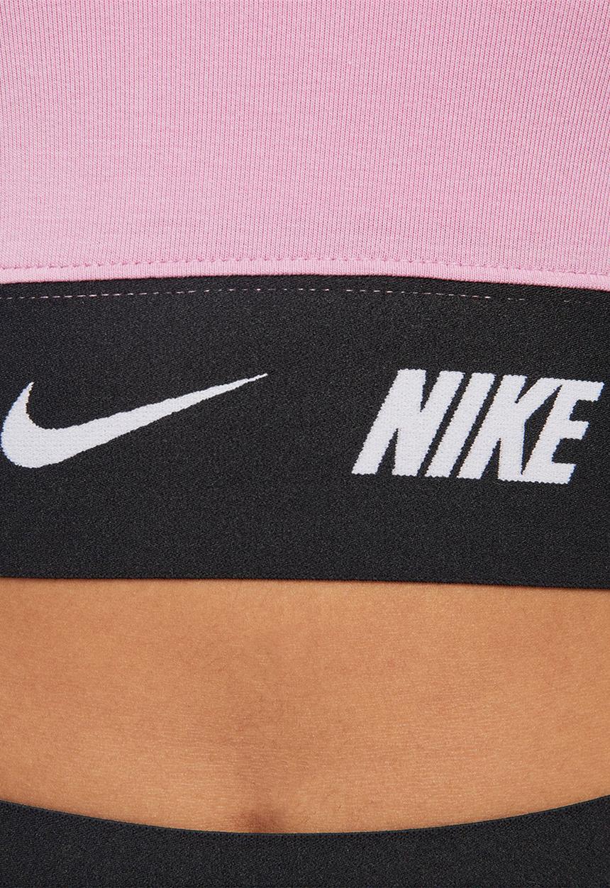 Nike - W nsw crop tape ls top - orchid & black