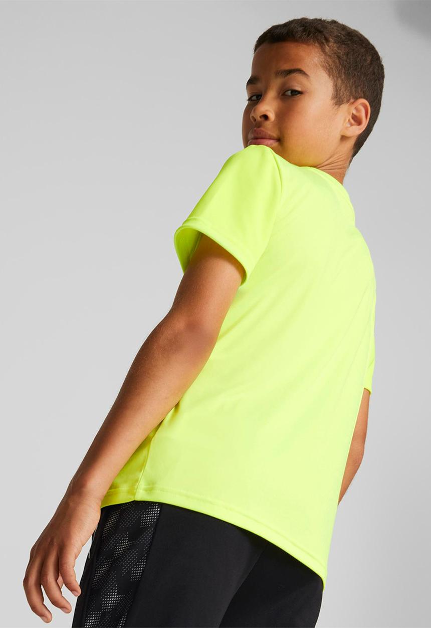 PUMA - Active sports cat poly tee b - lime squeeze