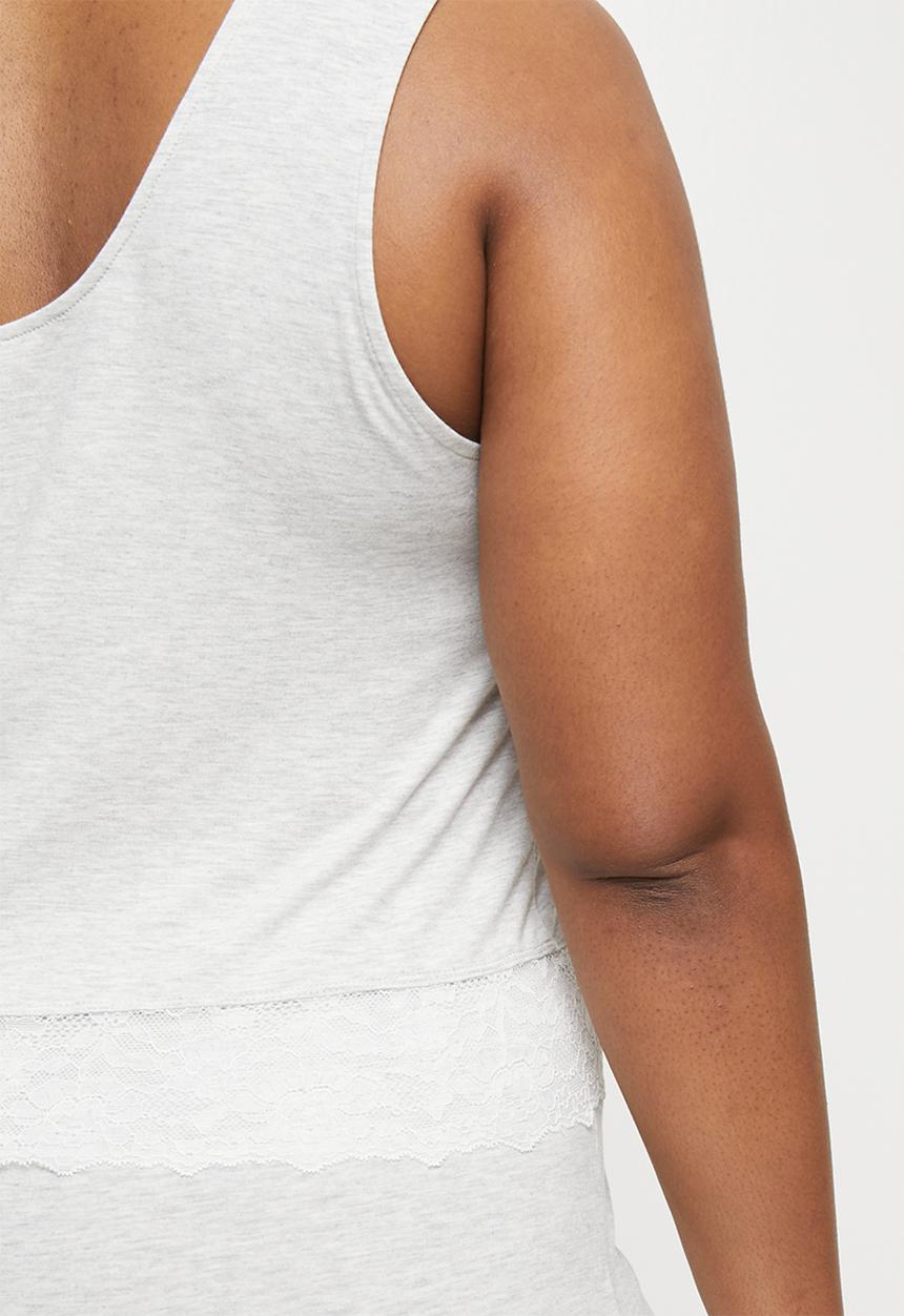 DORINA - Plus pollux camisole - grey