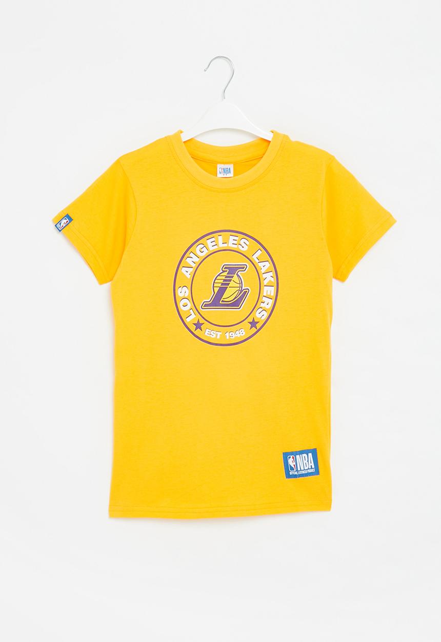 NBA - La lakers core badge print tee - yellow