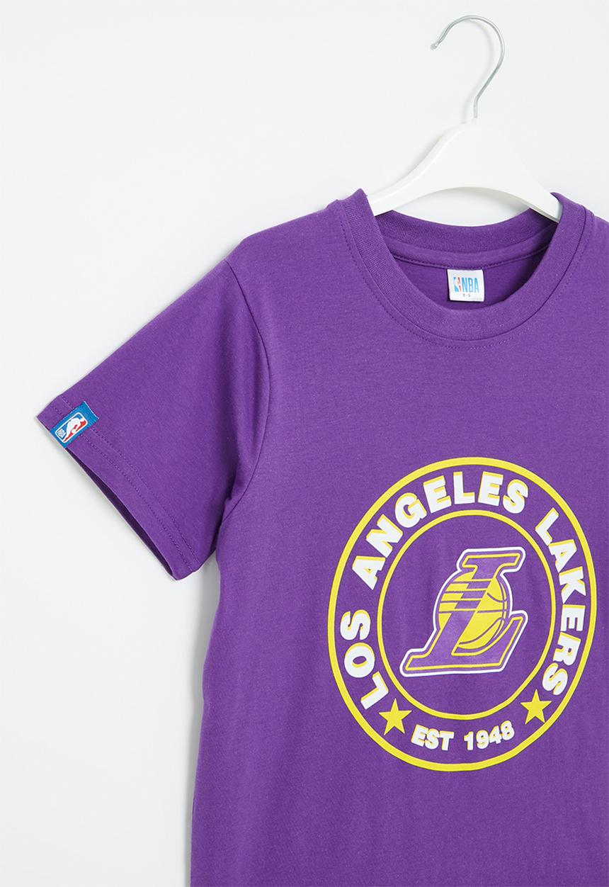 NBA - La lakers core badge print tee - purple