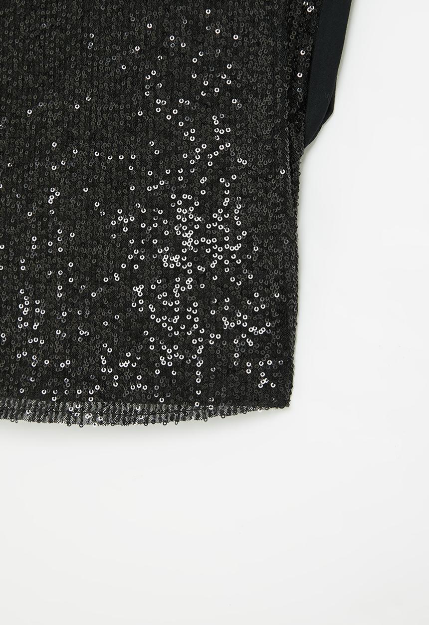 Superbalist - Sequin top - black
