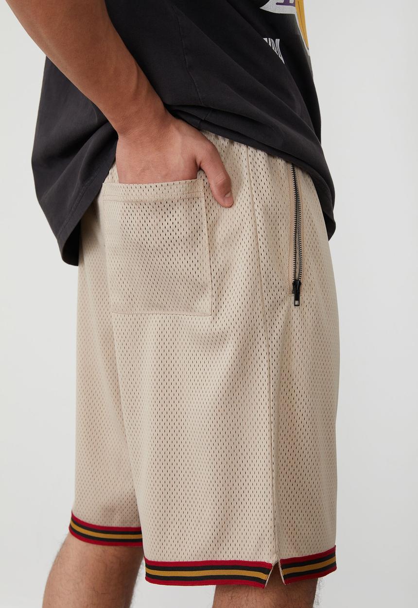 Factorie - Baggy basketball short - beige