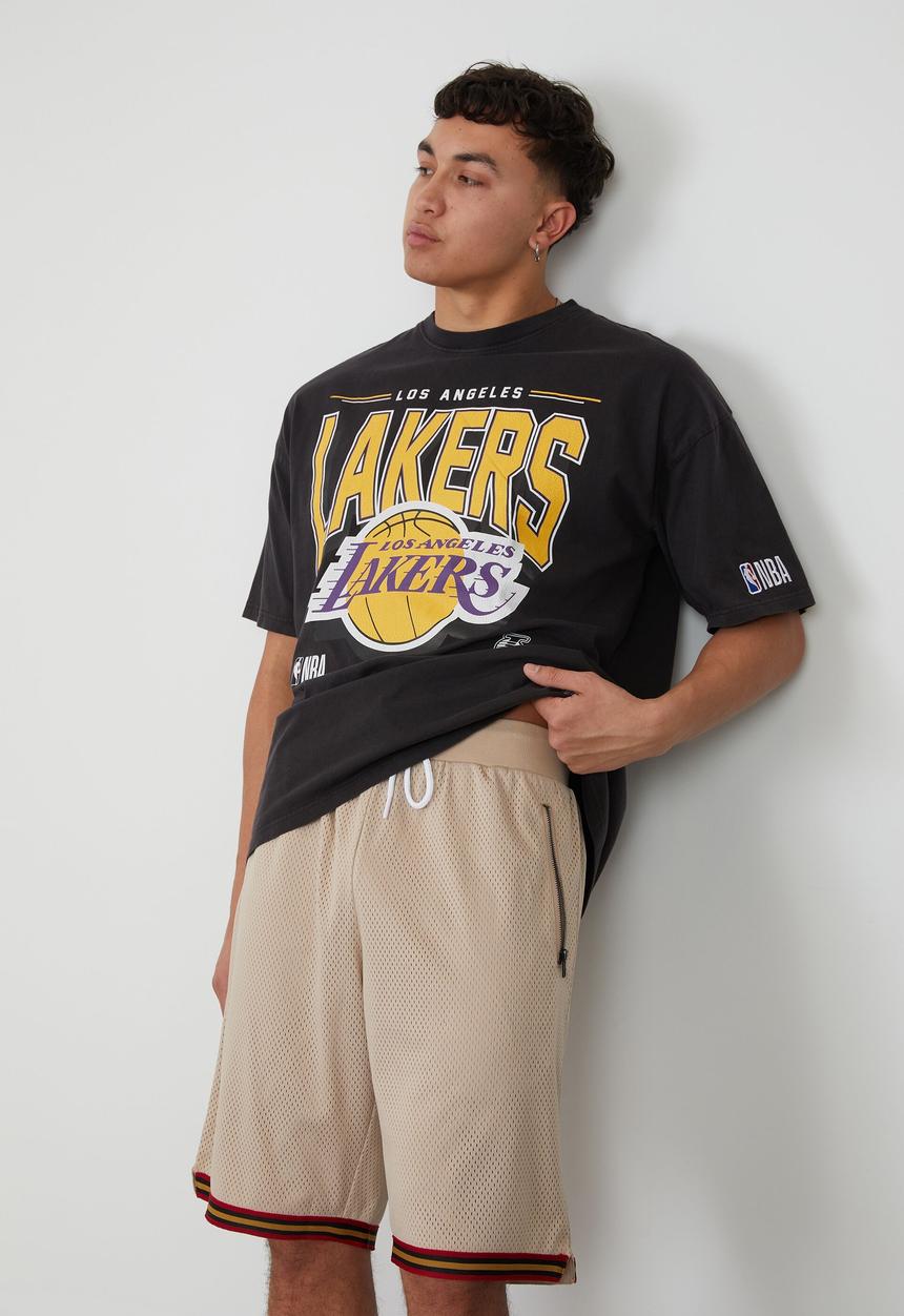 Factorie - Baggy basketball short - beige