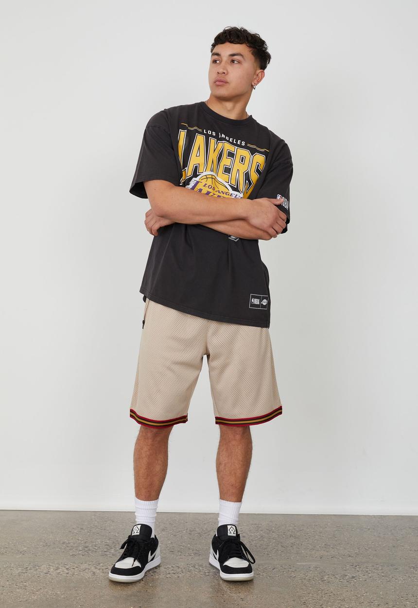 Factorie - Baggy basketball short - beige