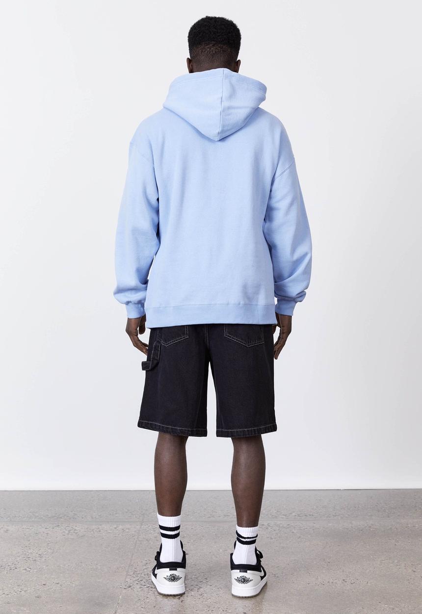 Factorie - Baggy denim short - black