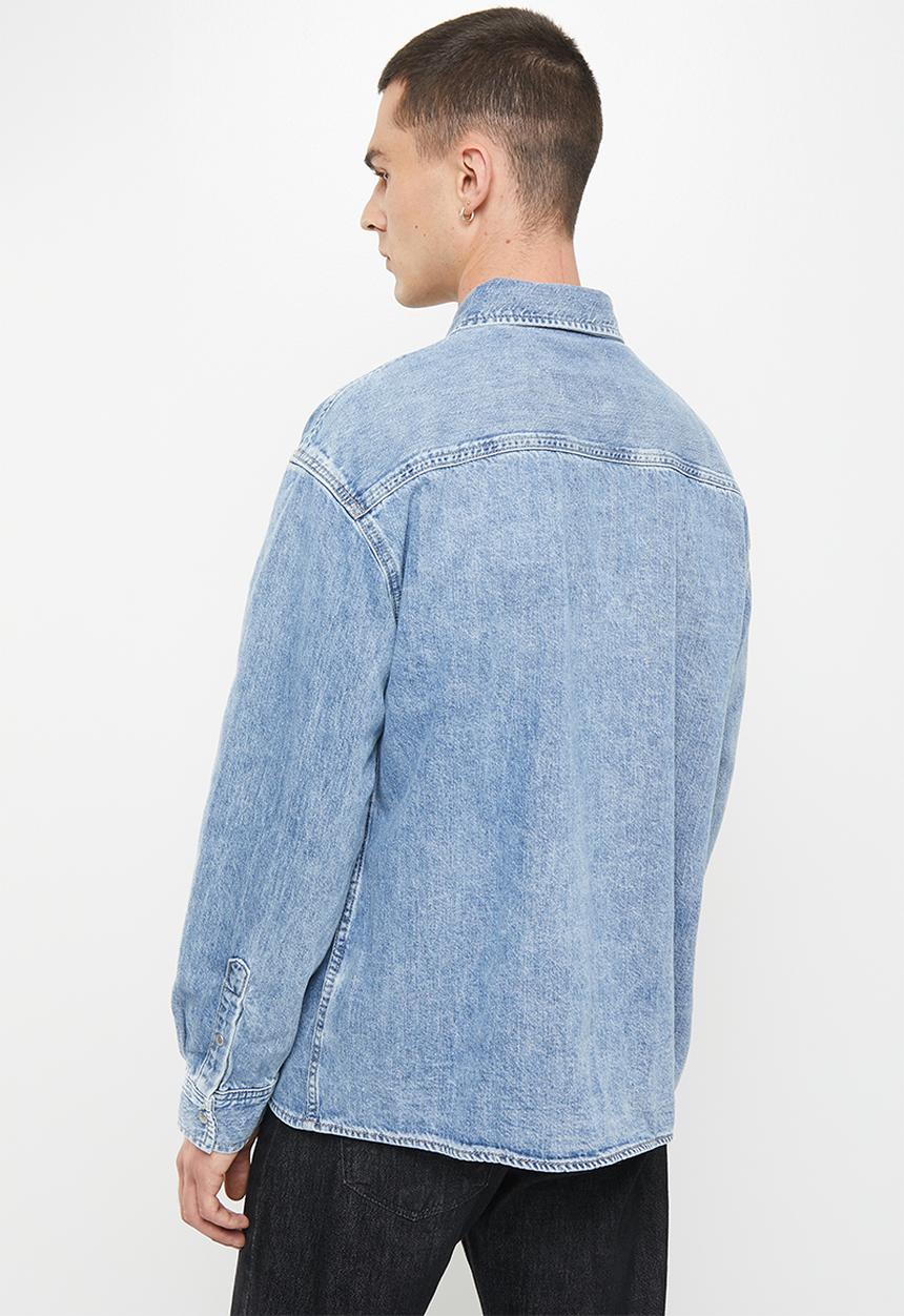 Calvin Klein - Oversized denim shirt - blue