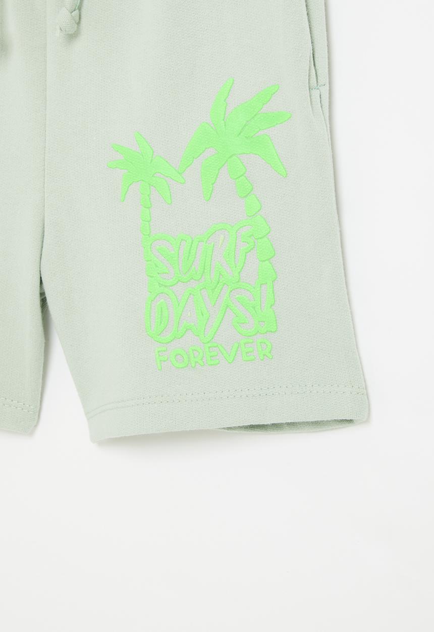 Superbalist - Printed sweat short - sage 