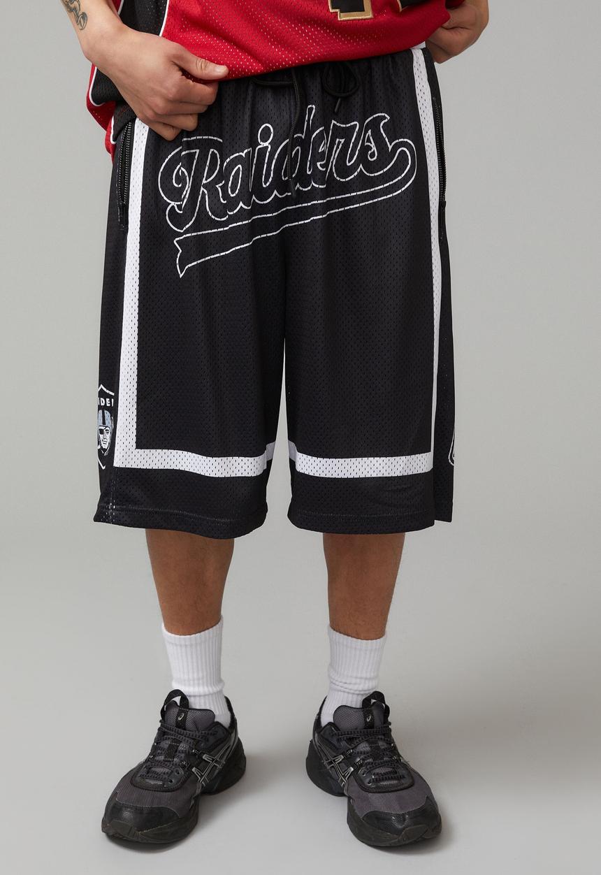 Factorie - Nfl baggy mesh short - lcn nfl black/raiders