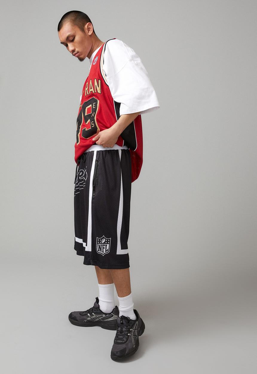 Factorie - Nfl baggy mesh short - lcn nfl black/raiders