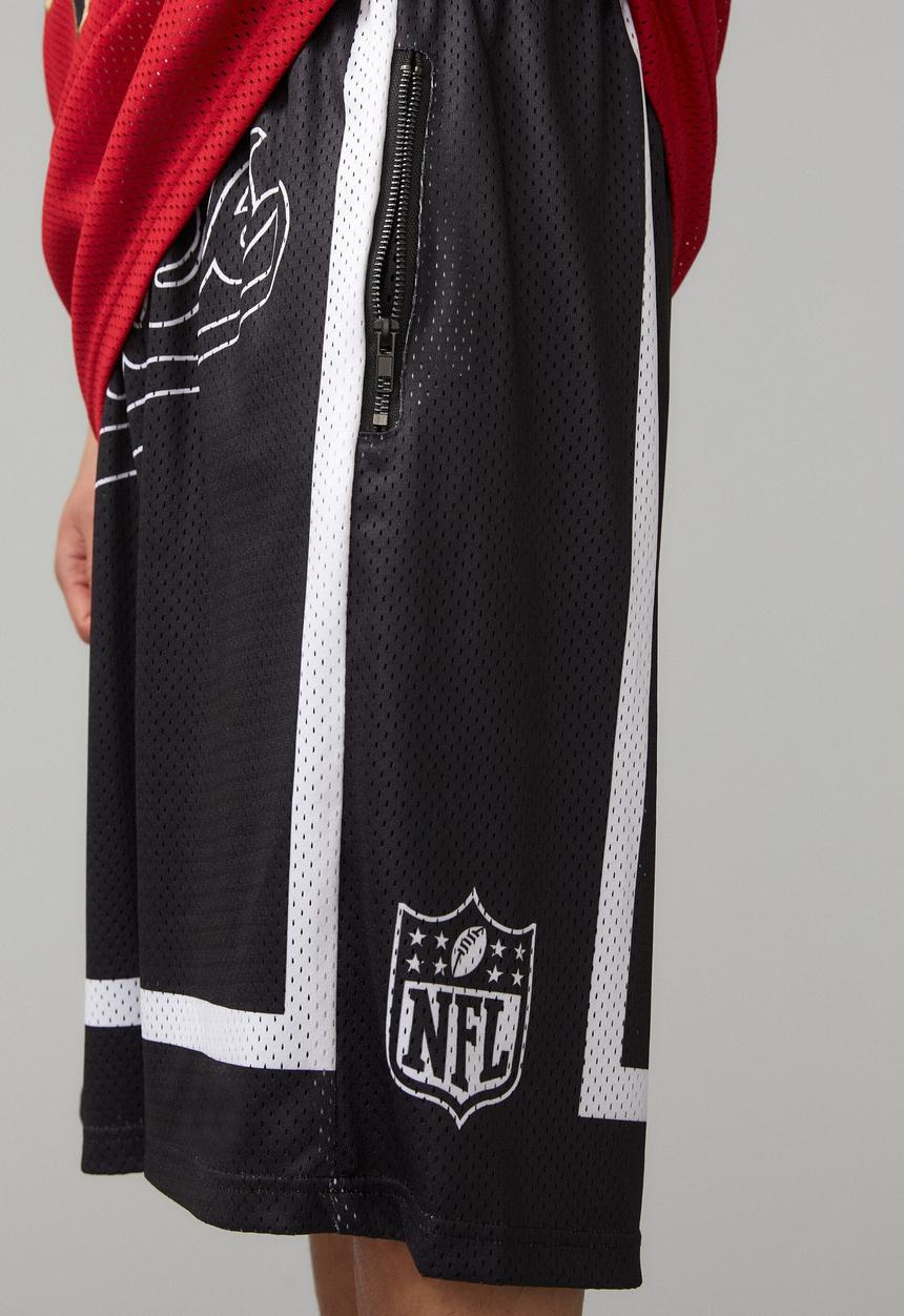 Factorie - Nfl baggy mesh short - lcn nfl black/raiders