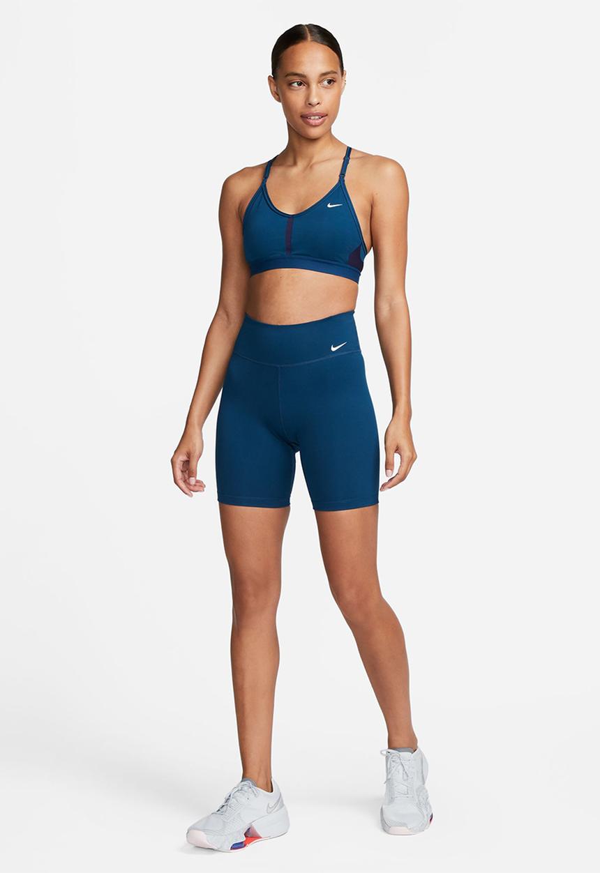 Nike - W nk one df mr 7in shrt - valerian blue/white