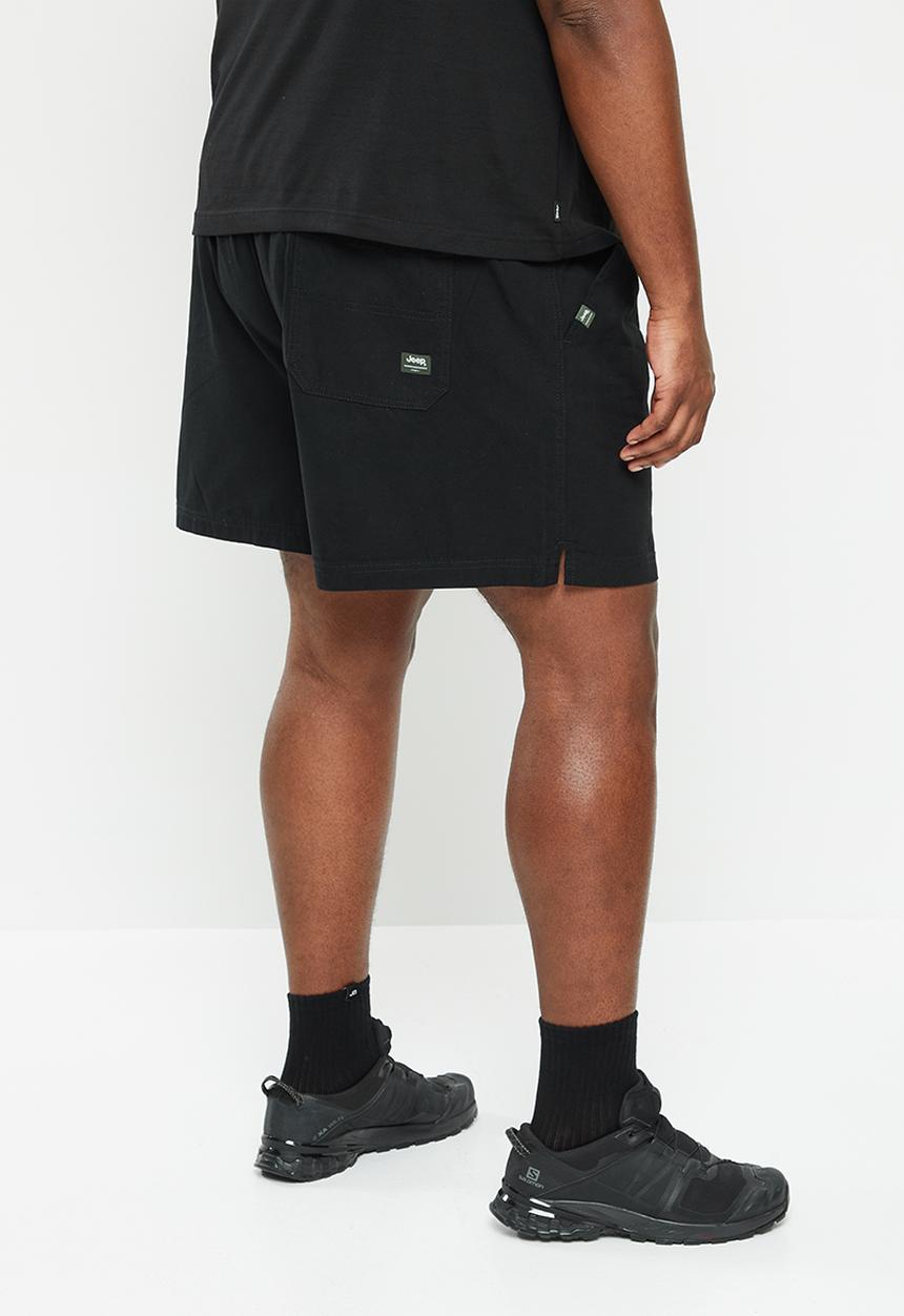 JEEP - Plus elasticated short - black